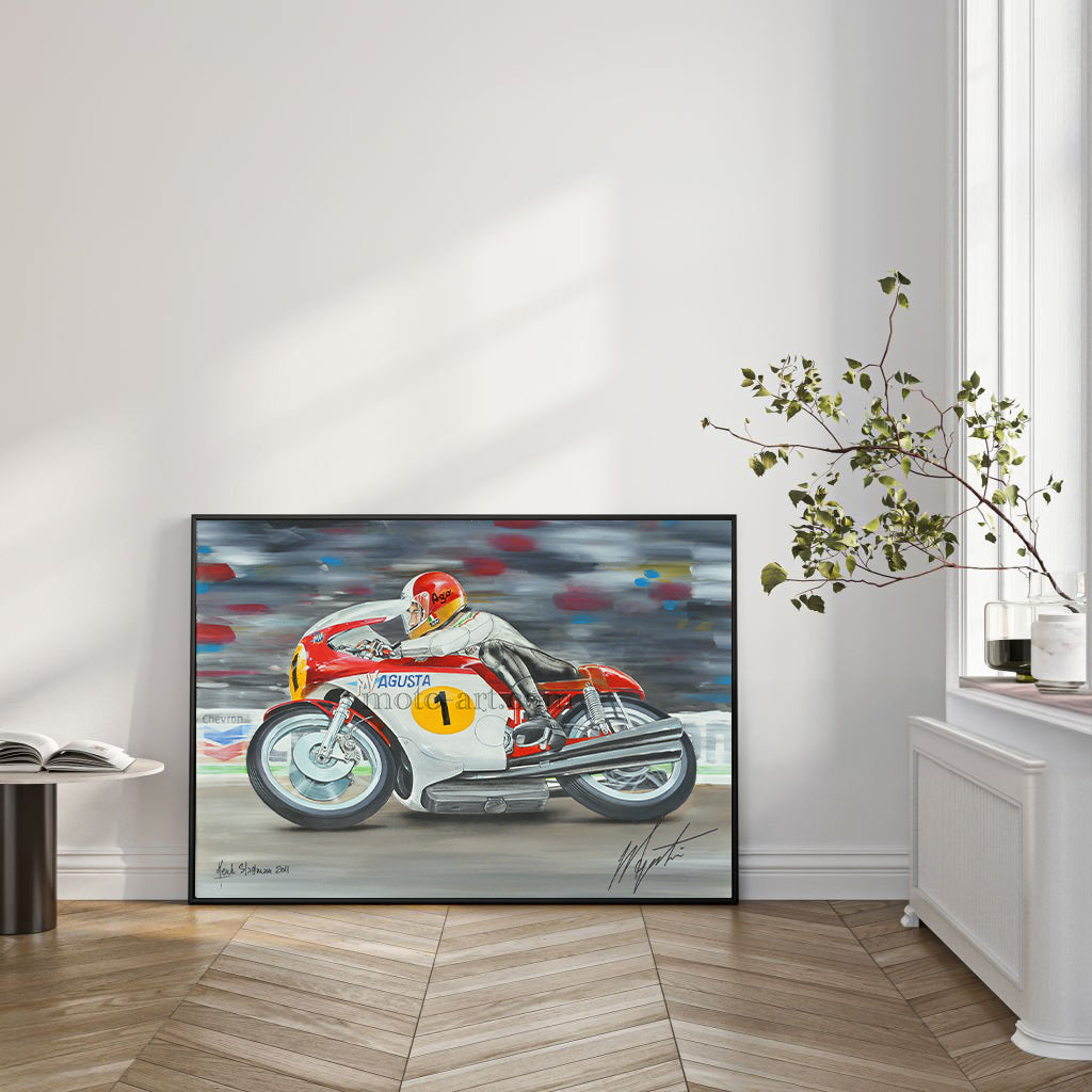 Giacomo Agostini by Henk Stadman