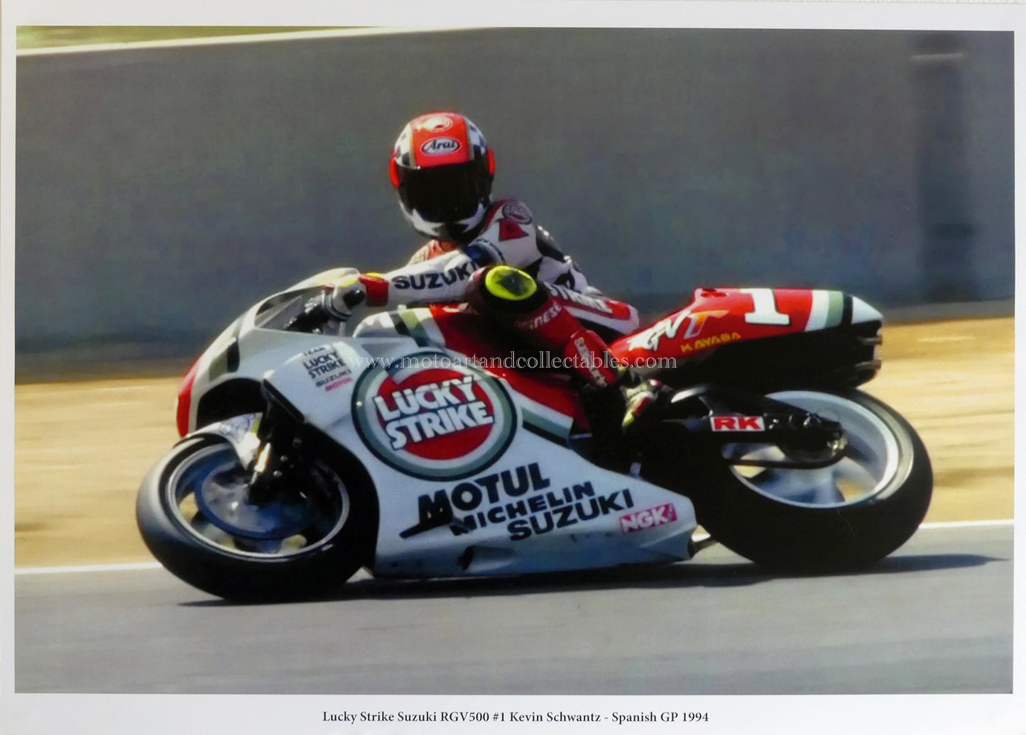 Kevin Schwantz – Lucky Strike Suzuki RGV500 – Spanischer GP 1994
