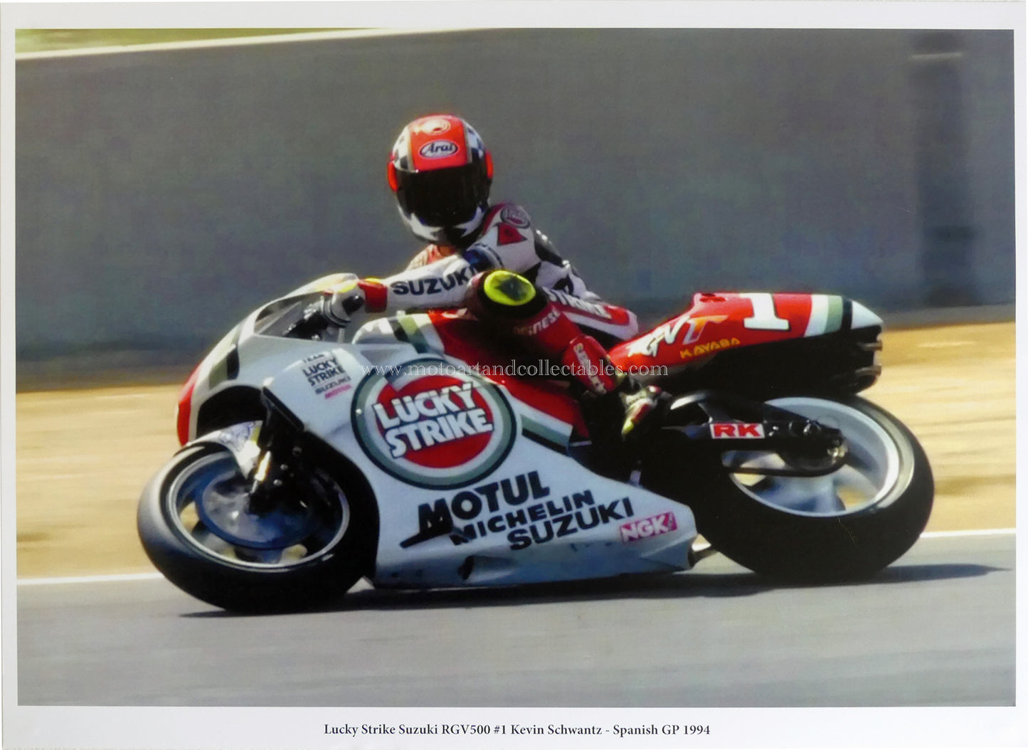 Kevin Schwantz – Lucky Strike Suzuki RGV500 – Spanischer GP 1994