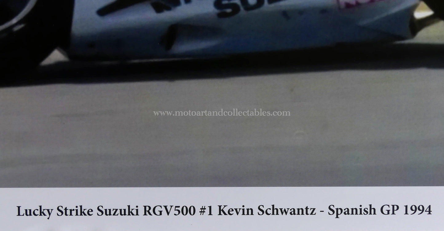 Kevin Schwantz – Lucky Strike Suzuki RGV500 – Spanischer GP 1994