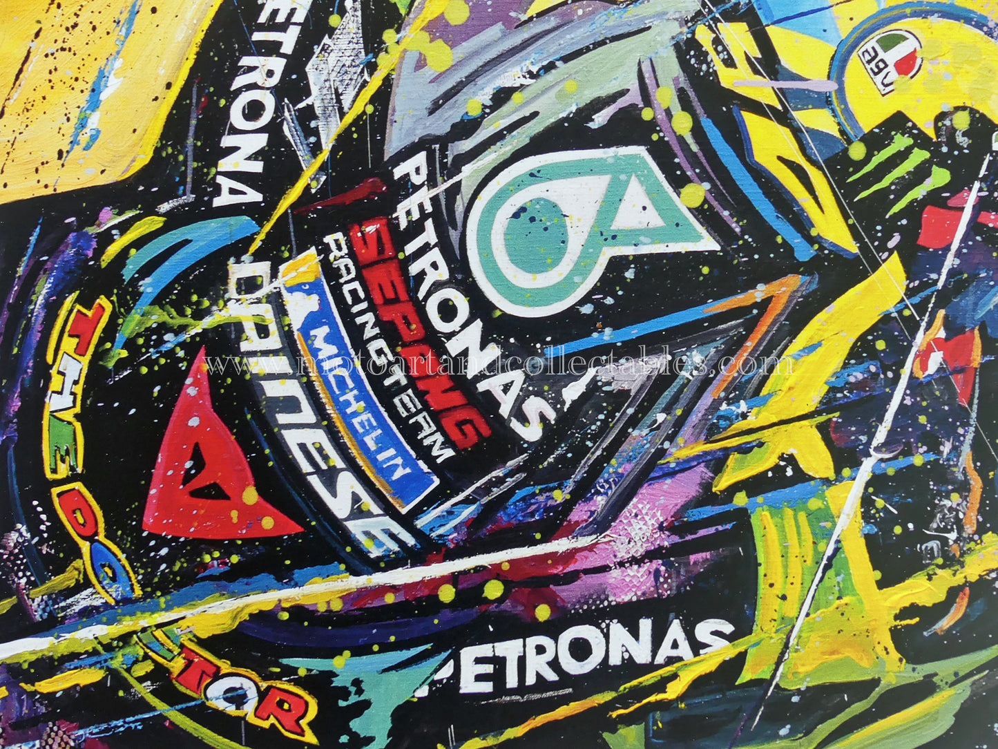 Valentino Rossi – Letztes Rennen in Valencia 2021 – Druck in limitierter Auflage