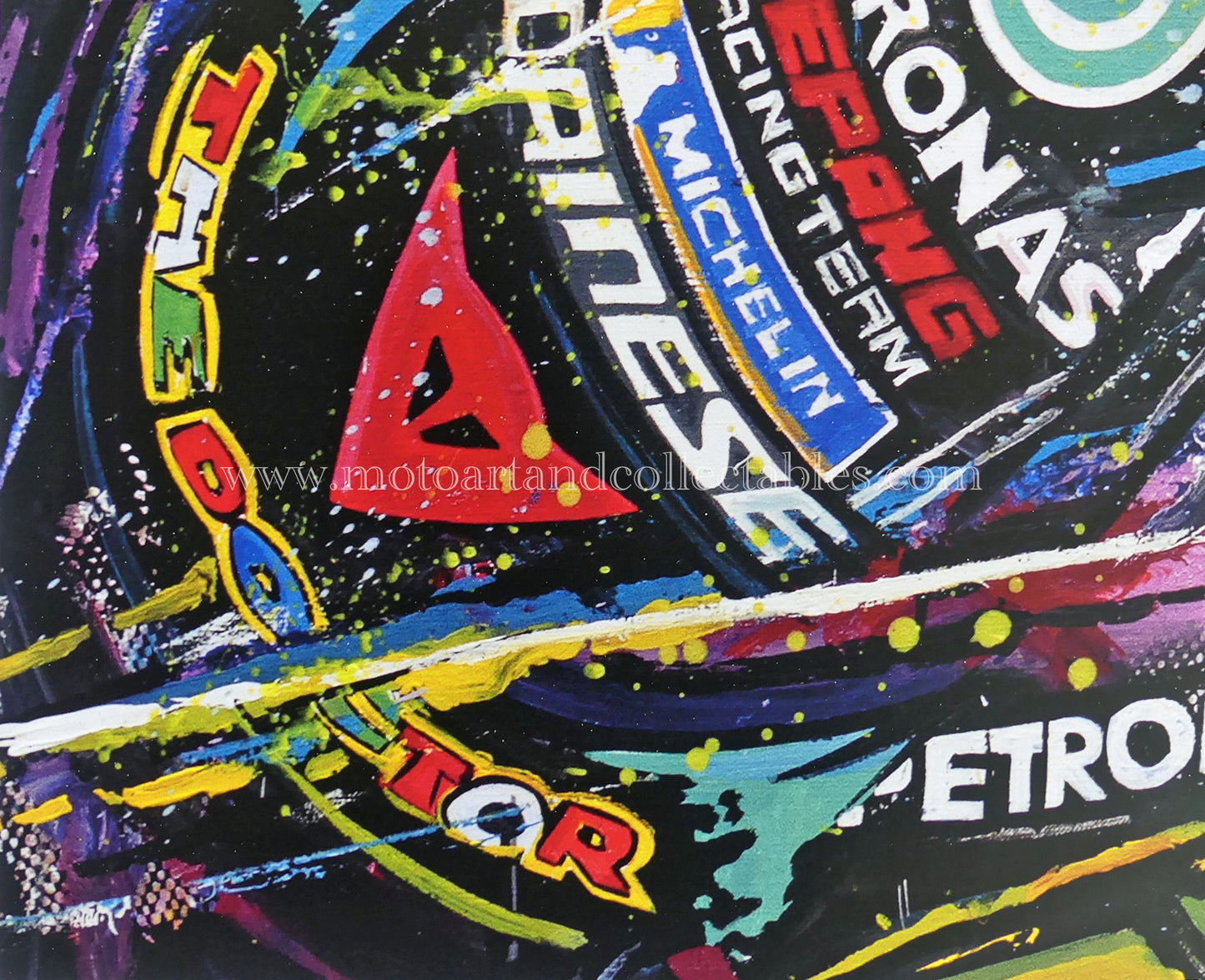 Valentino Rossi – Letztes Rennen in Valencia 2021 – Druck in limitierter Auflage