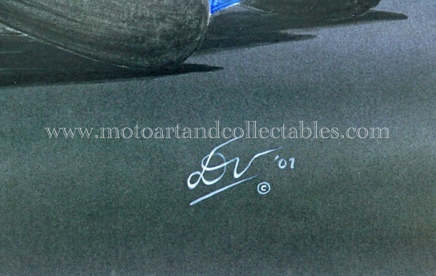Ben Bostrom #155 Ducati 996R 2001 – Kunstwerk von Diederick De Vries