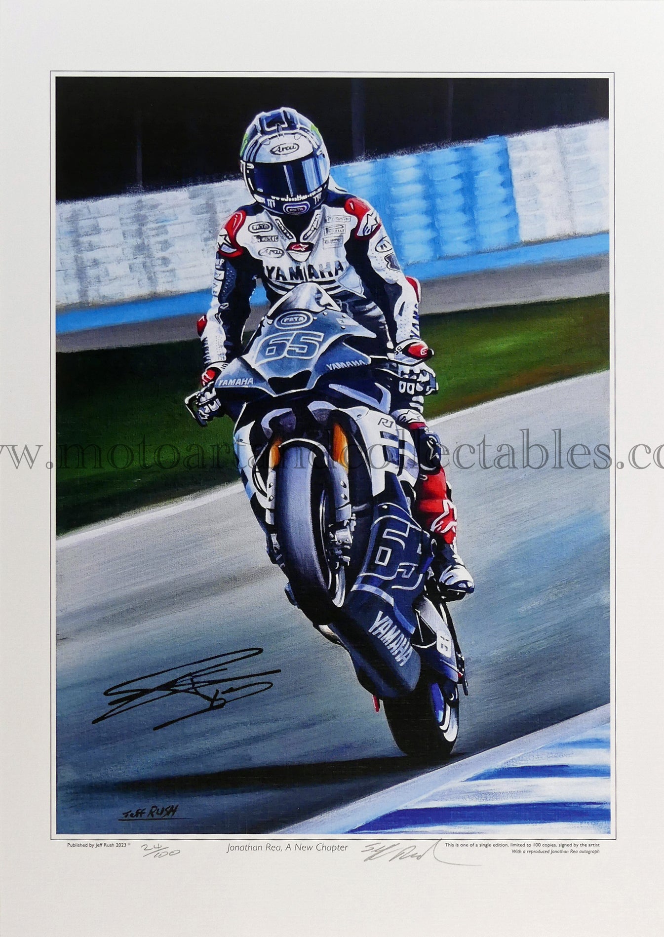 Jonathan Rea "a New Chapter" by Jeff Rush