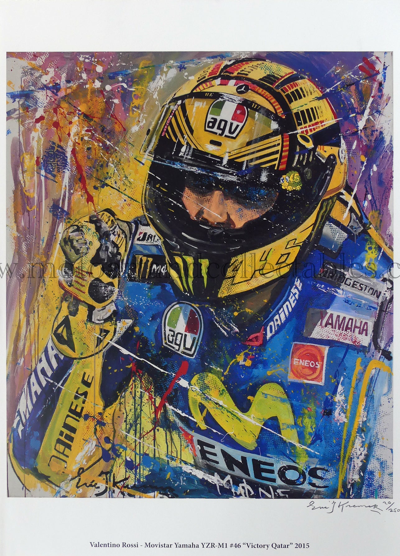 Valentino Rossi - Victory Qatar 2015 - Limitierte Auflage