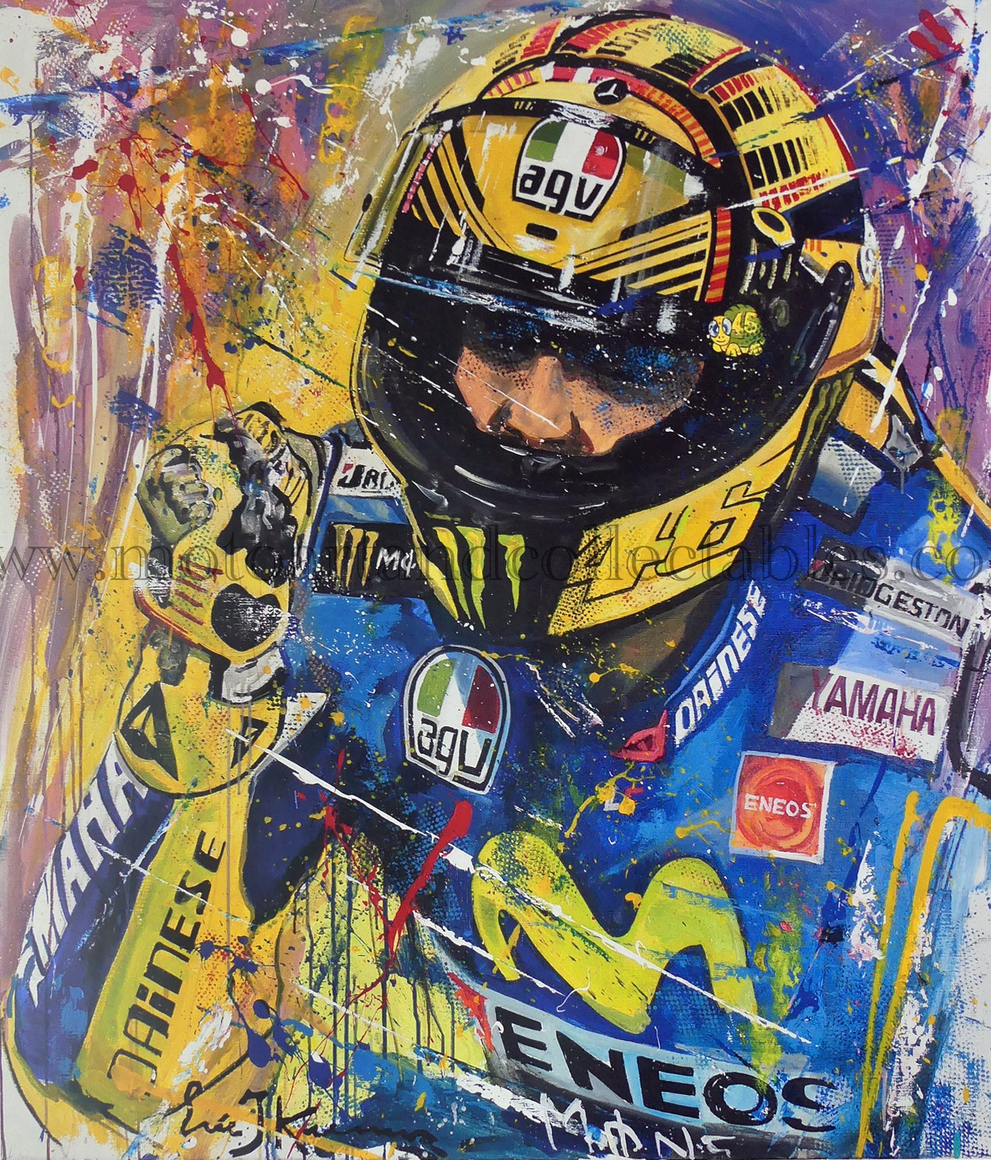 Valentino Rossi - Victory Qatar 2015 - Limitierte Auflage