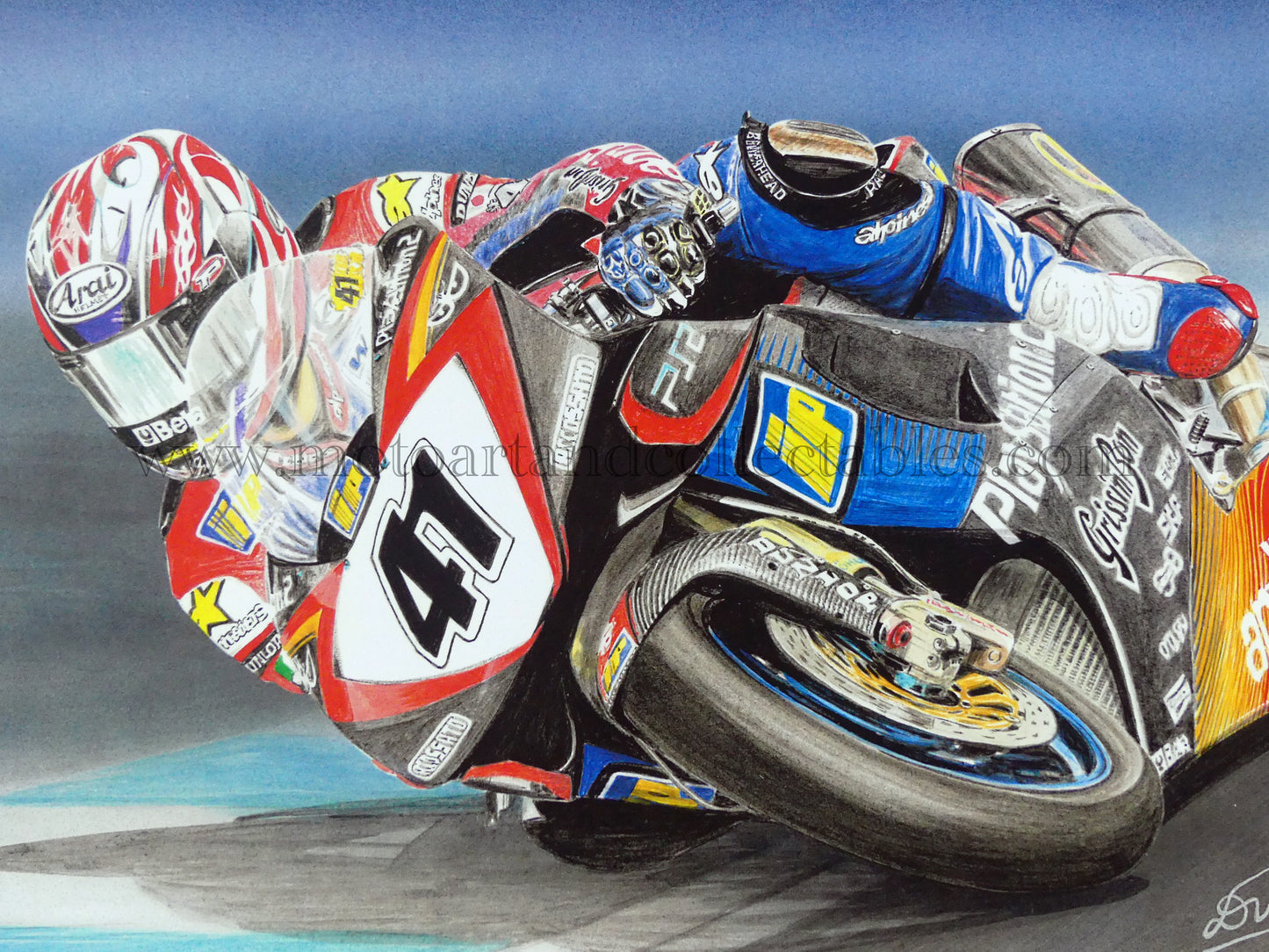 Noriyuki Haga #41 2002 Aprillia World Superbikes – von Diederick De Vries