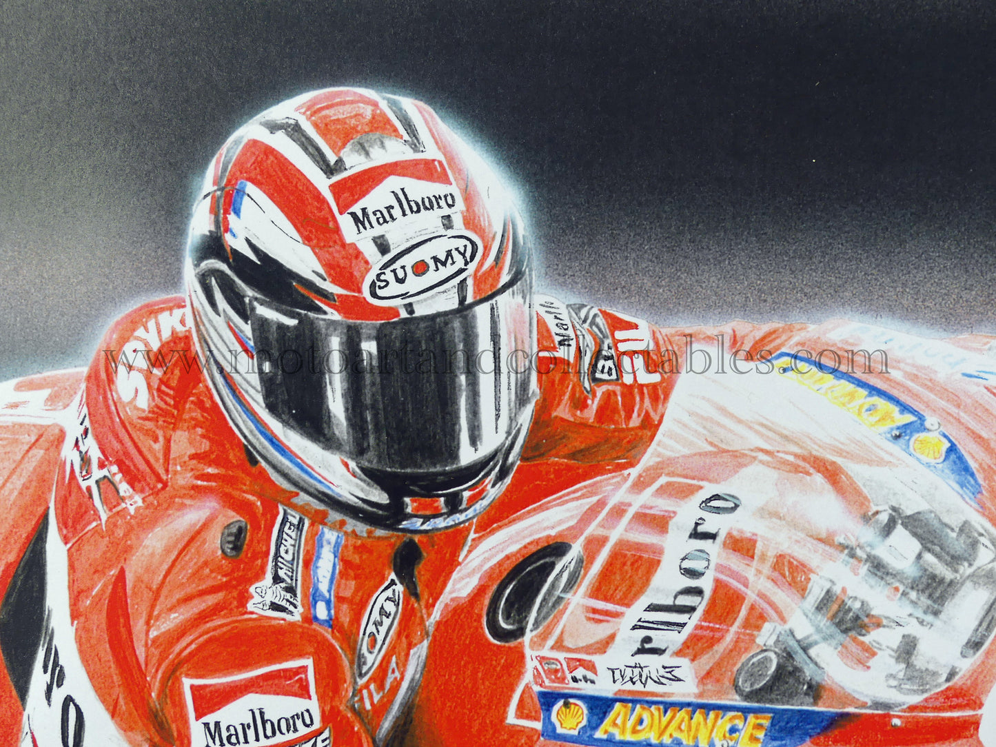 Loris Capirossi #65 Ducati Marlboro 2003 – von Diederick De Vries