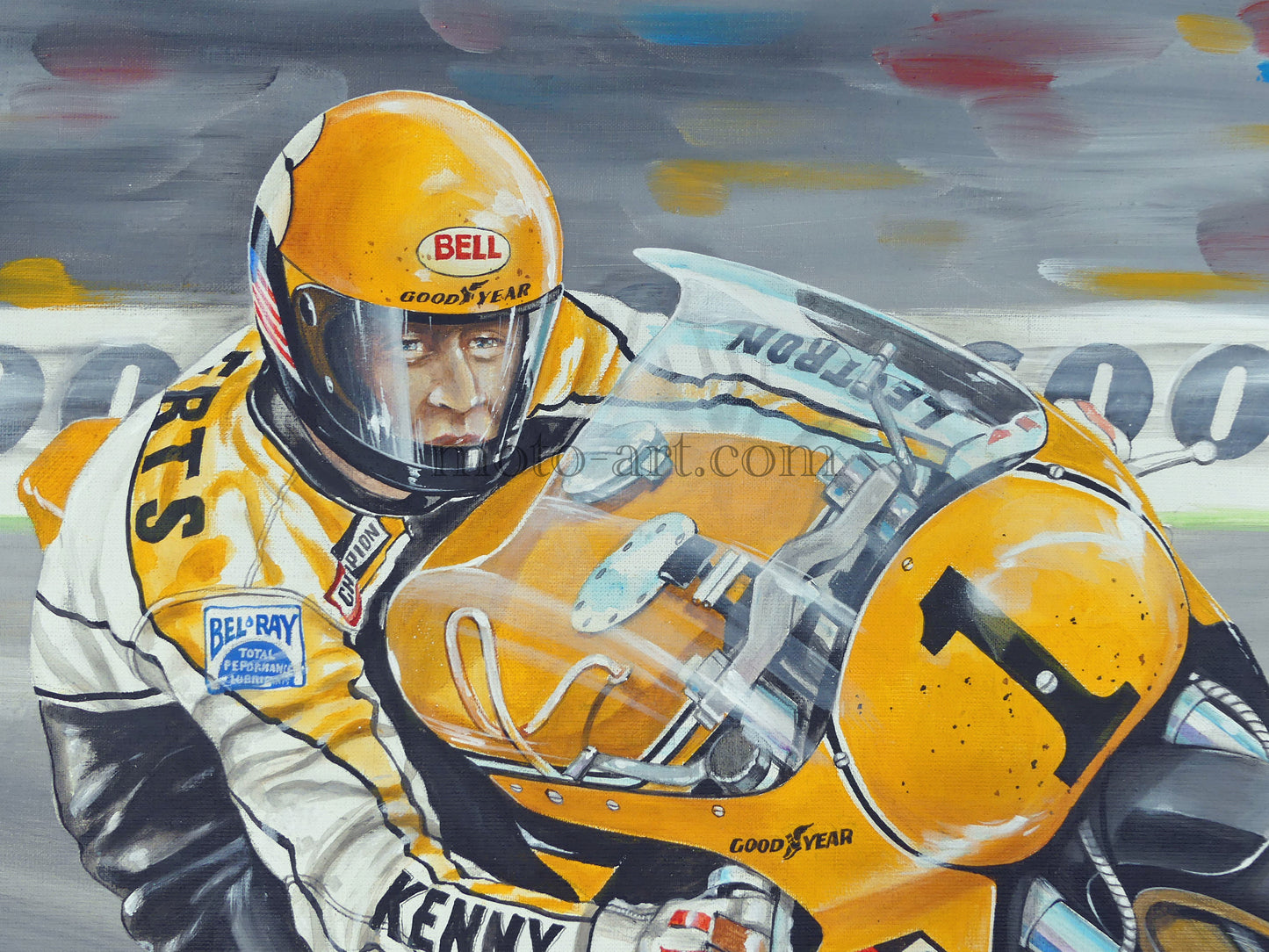 Kenny Roberts by Henk Stadman