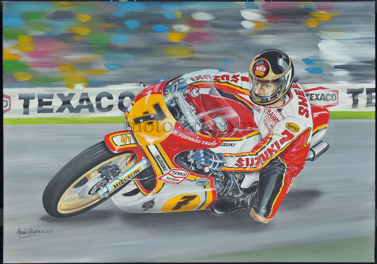 Barry Sheene by Henk Stadman