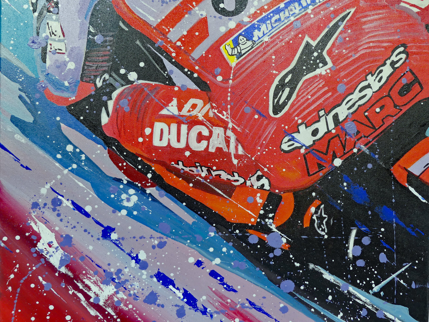 Marc Marquez by Eric Jan Kremer - Origineel kunstwerk