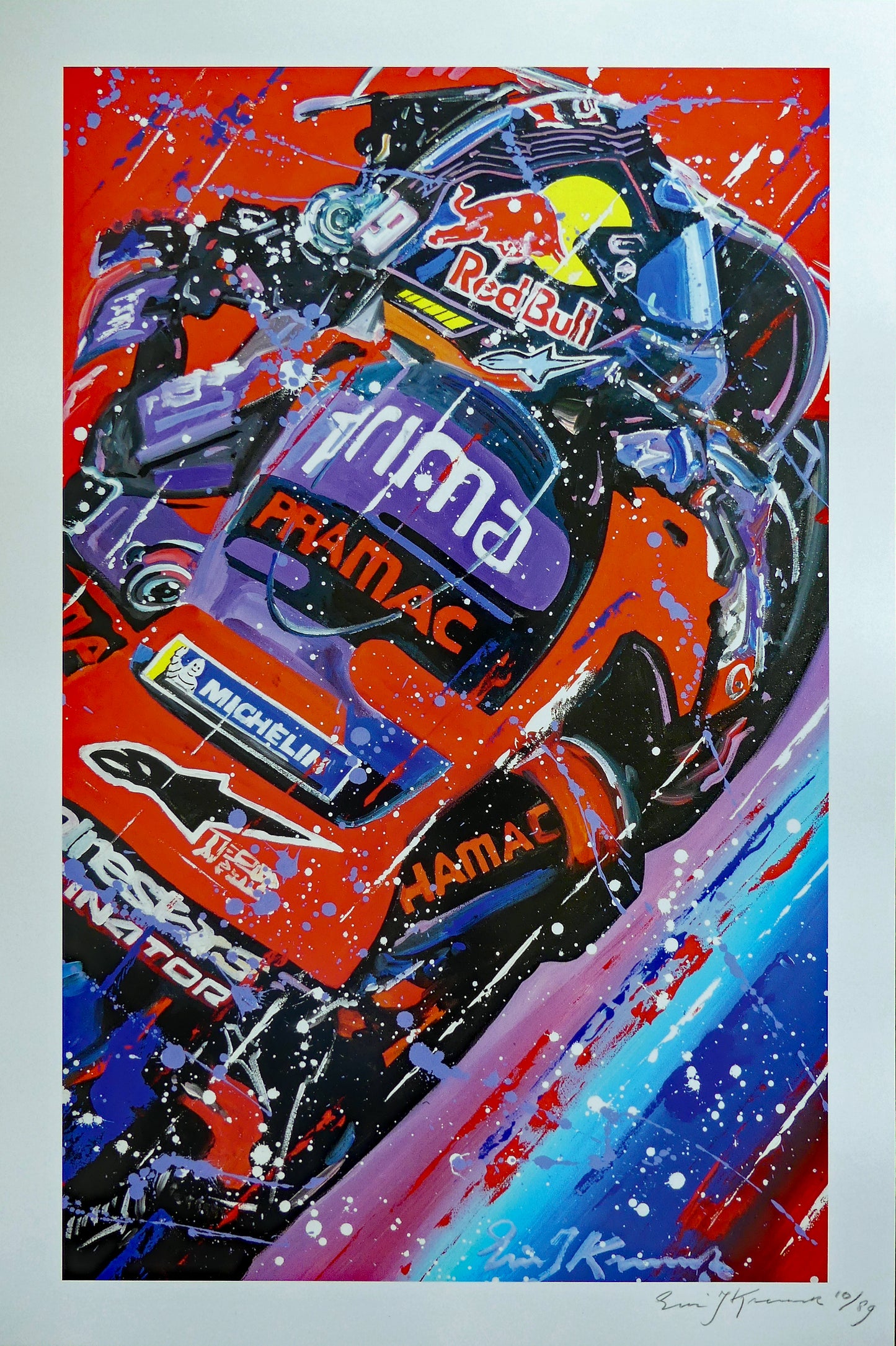Jorge Martin - Prima Pramac Ducati 2024 - Limited Edition Poster