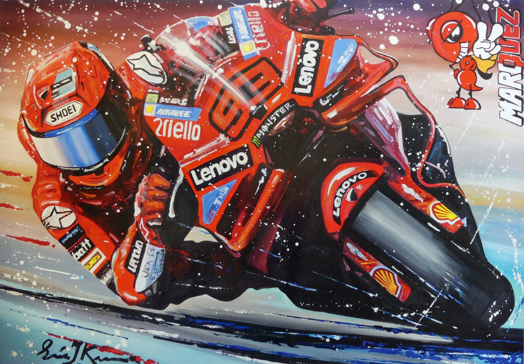 Marc Marquez 2025 - Limited Edition Print - Eric Jan Kremer