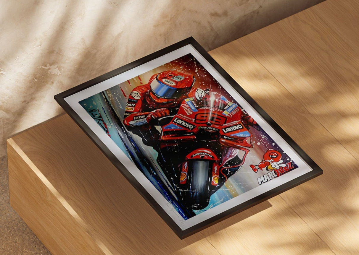 Marc Marquez 2025 - Limited Edition Print - Eric Jan Kremer