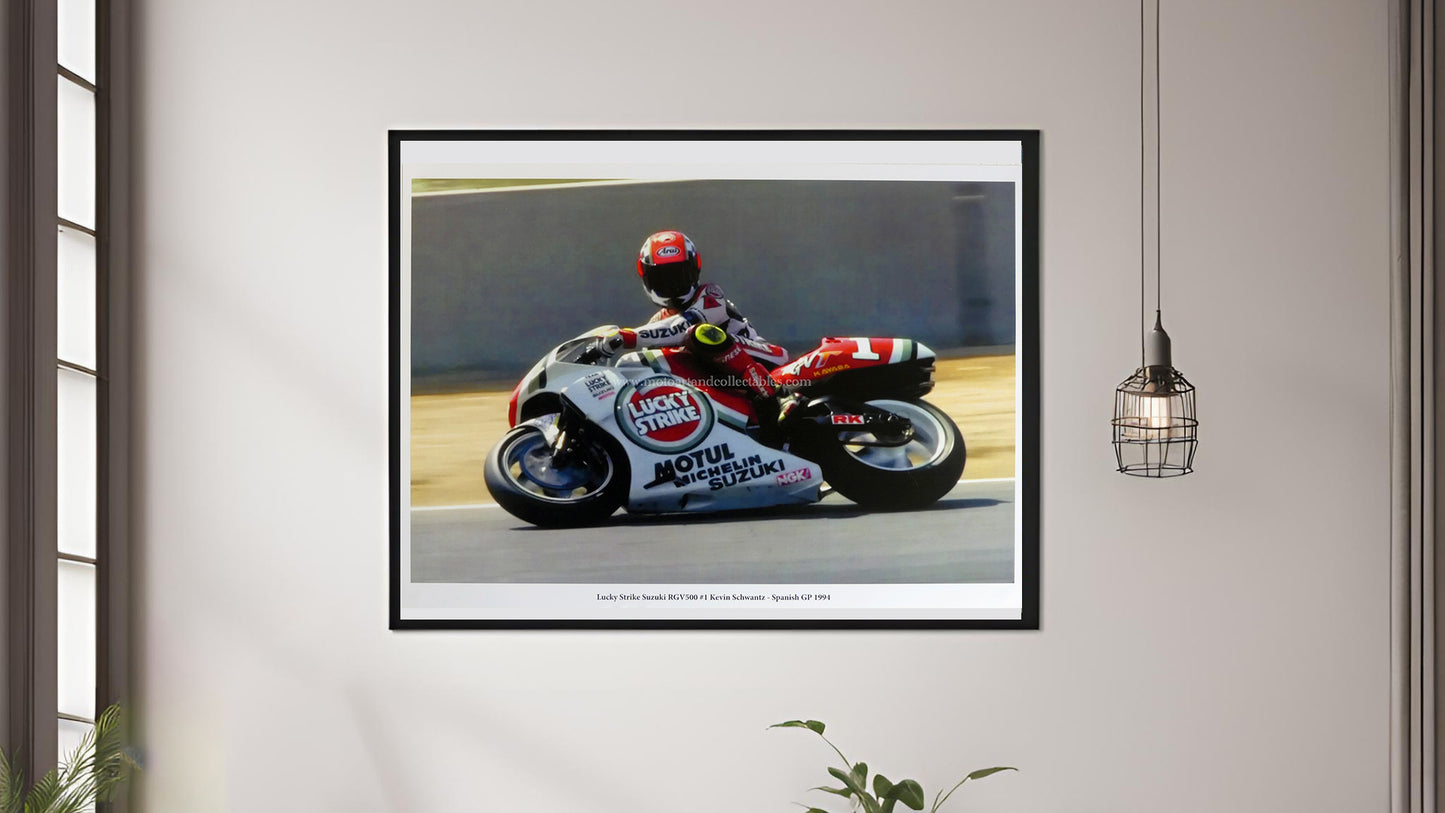 Kevin Schwantz – Lucky Strike Suzuki RGV500 – Spanischer GP 1994