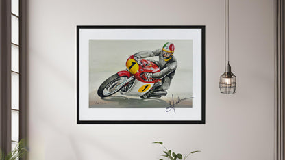 Giacomo Agostini on MV Agusta