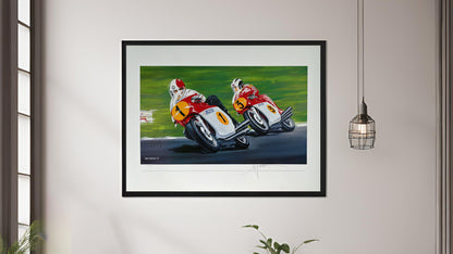 Giacomo Agostini & Phil Read on MV Agusta 500cc 1973