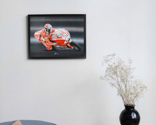 Loris Capirossi #65 Ducati Marlboro 2003 - by Diederick De Vries