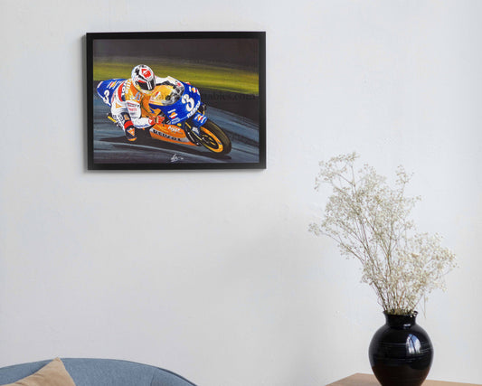 Alex Crivillé #3 Repsol Honda NSR500 - by Diederick De Vries