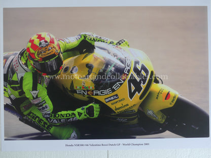 Valentino Rossi - Dutch TT 2001 - Honda NSR500