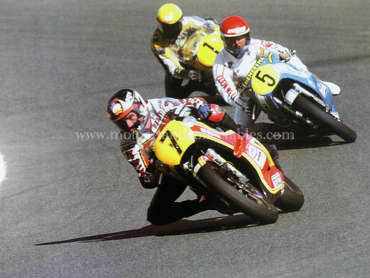 Barry Sheene, Wil Hartog & Kenny Roberts - French GP 1978