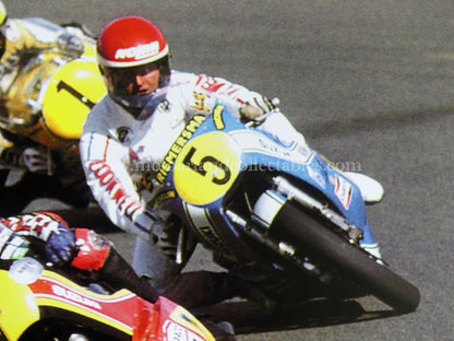 Barry Sheene, Wil Hartog & Kenny Roberts - French GP 1978