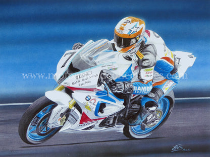 Barry Veneman #7 Team Alpha Technik-van Zon-BMW - Artwork by D. De Vries