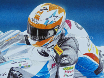 Barry Veneman #7 Team Alpha Technik-van Zon-BMW - Artwork by D. De Vries