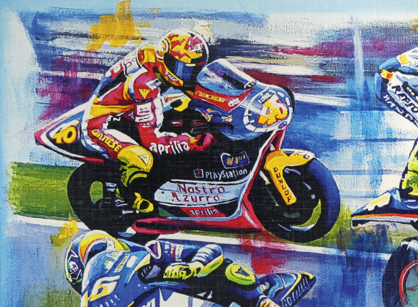 Valentino Rossi - 9 time World Champion - by Jeff Rush