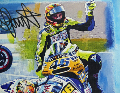 Valentino Rossi - 9 time World Champion - by Jeff Rush