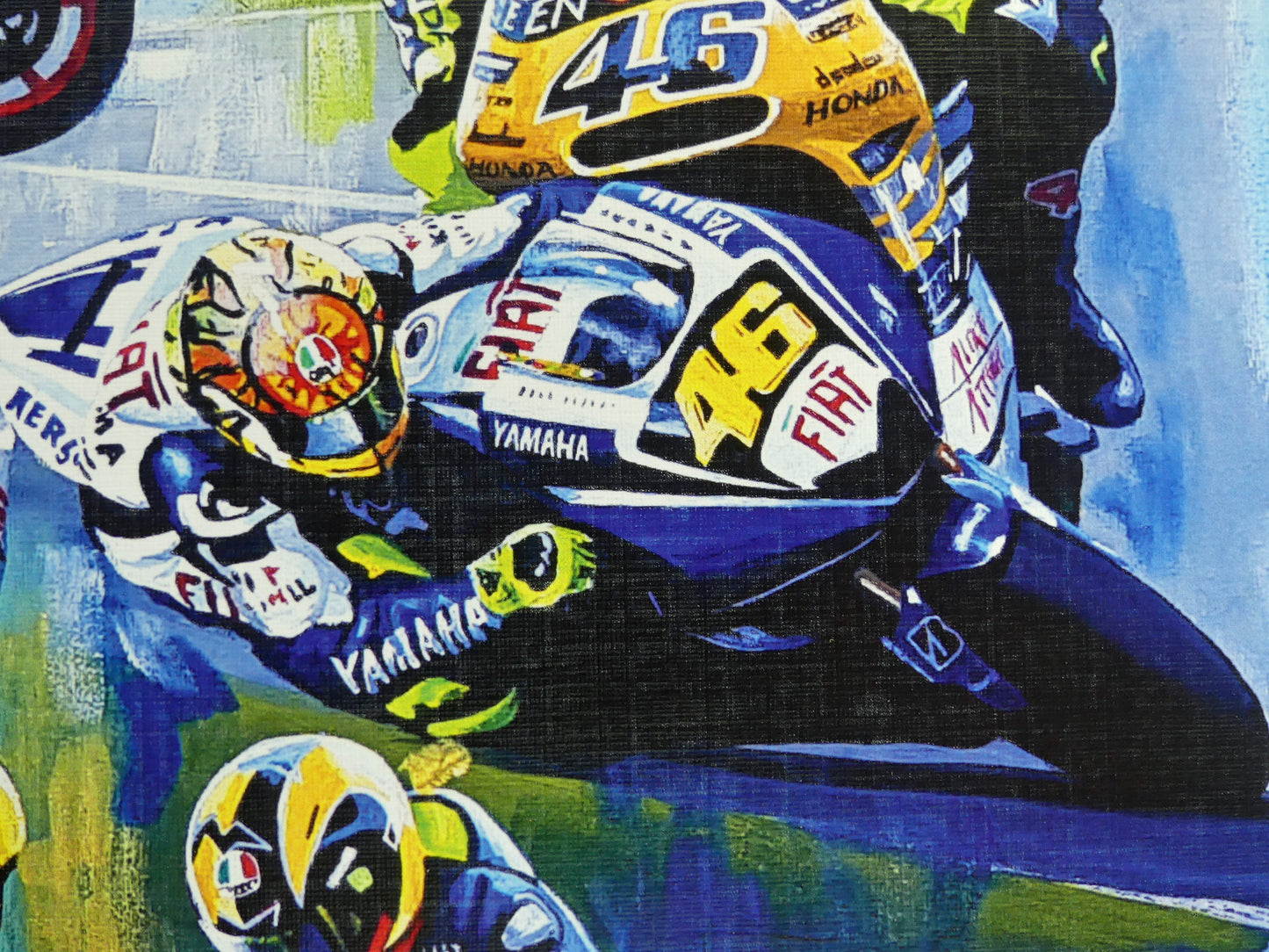 Valentino Rossi - 9 time World Champion - by Jeff Rush