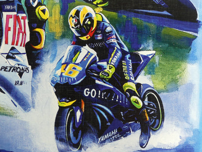 Valentino Rossi - 9 time World Champion - by Jeff Rush