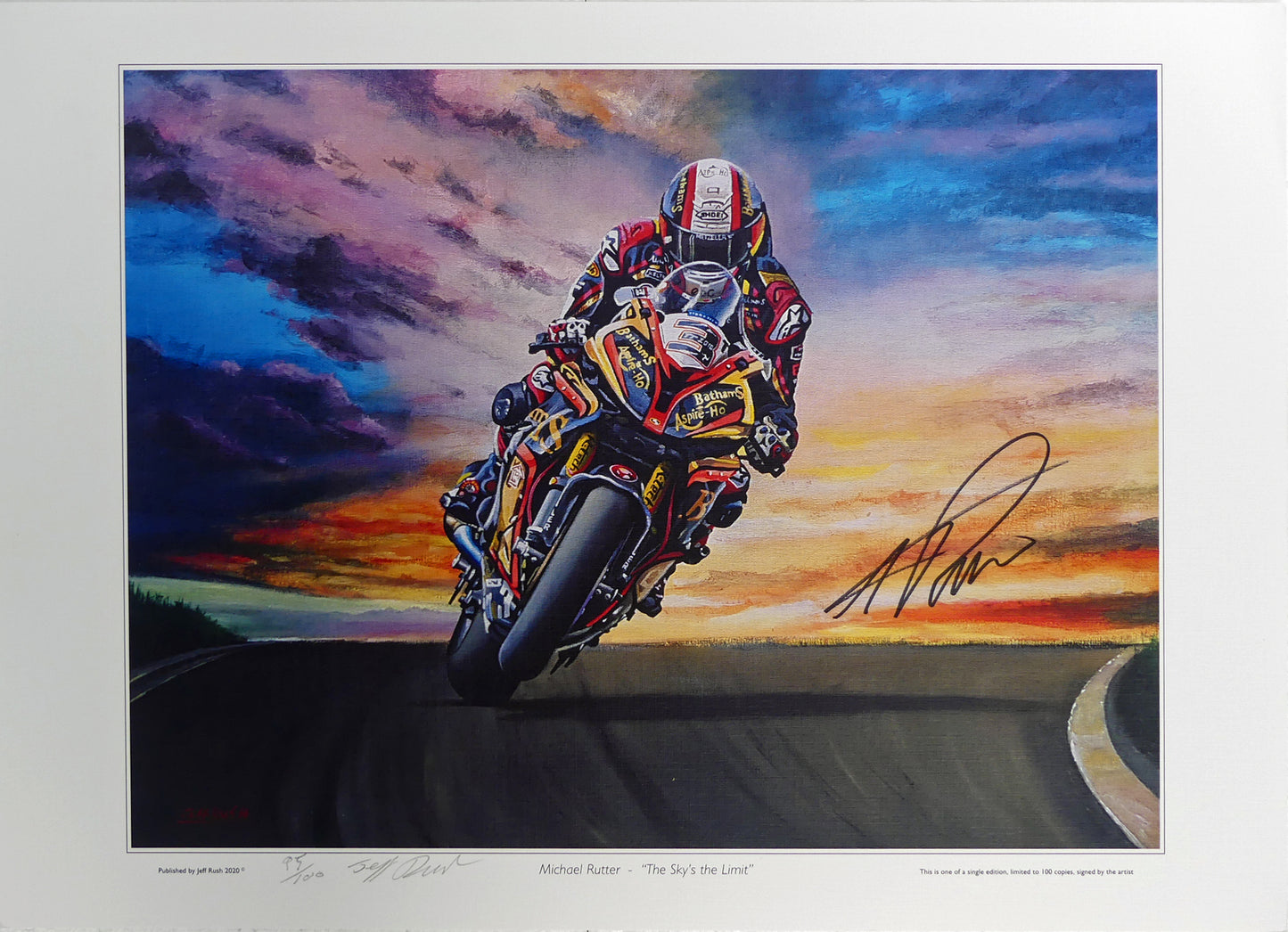 Michael Rutter - by Jeff Rush - Limited edition