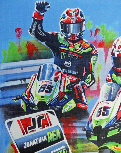 Jonathan Rea - 100 wins WSBK for Kawasaki - by Jeff Rush