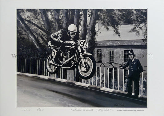 Pete Middleton - Isle of Man TT - by Jeff Rush