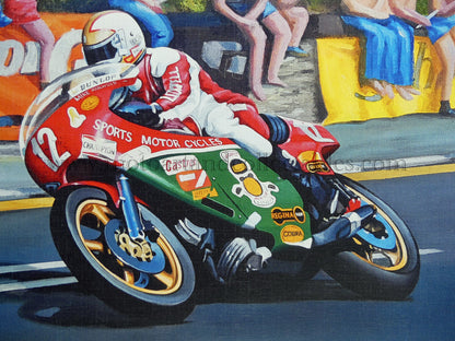 Mike Hailwood "Returning hero" by Jeff Rush