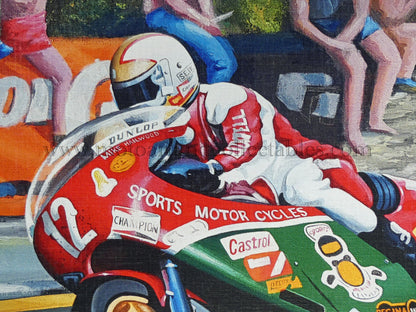 Mike Hailwood "Returning hero" by Jeff Rush