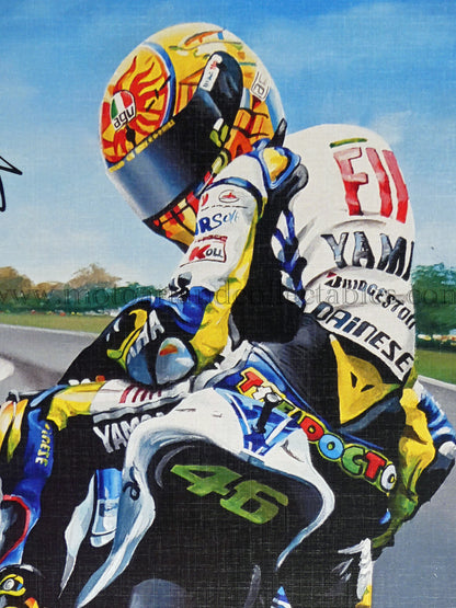 Valentino Rossi "Forza Rossi" by Jeff Rush