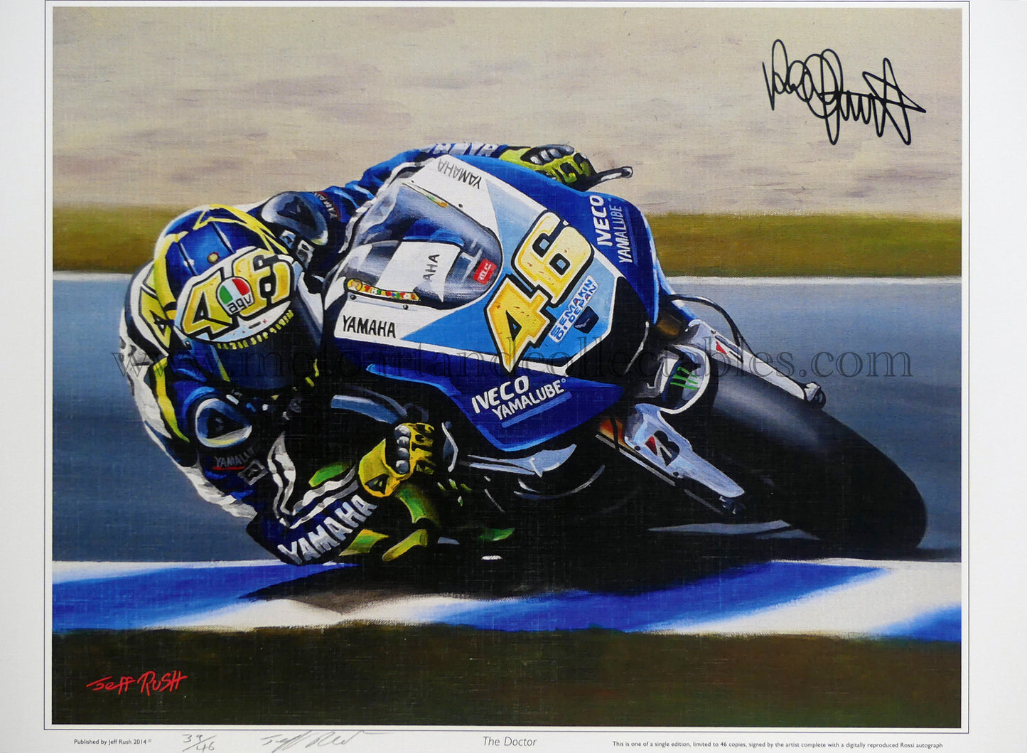 Valentino Rossi "The Doctor" by Jeff Rush