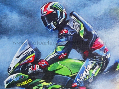 Jonathan Rea "Burning rubber" by Jeff Rush