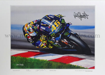 Valentino Rossi Yamaha MotoGP Racing Team 2019 - by Jeff Rush