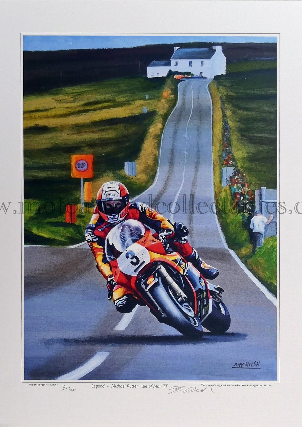 Michael Rutter "Legend" - by Jeff Rush