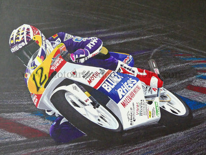 Haruchika Aoki World Champion 1995 125cc - by Diederick de Vries