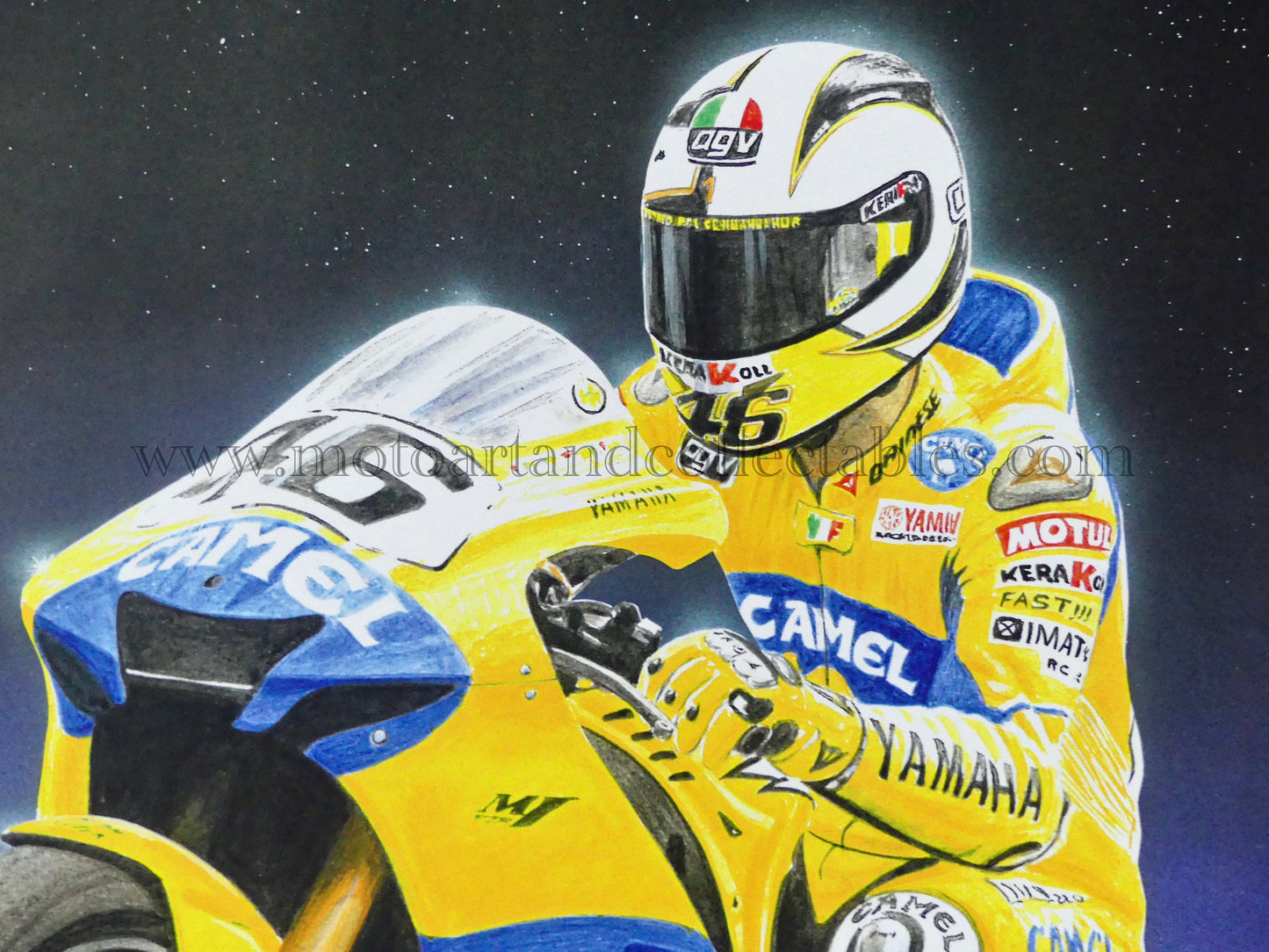 Valentino Rossi Yamaha YZR-M1 Camel 2006 - by Diederick De Vries