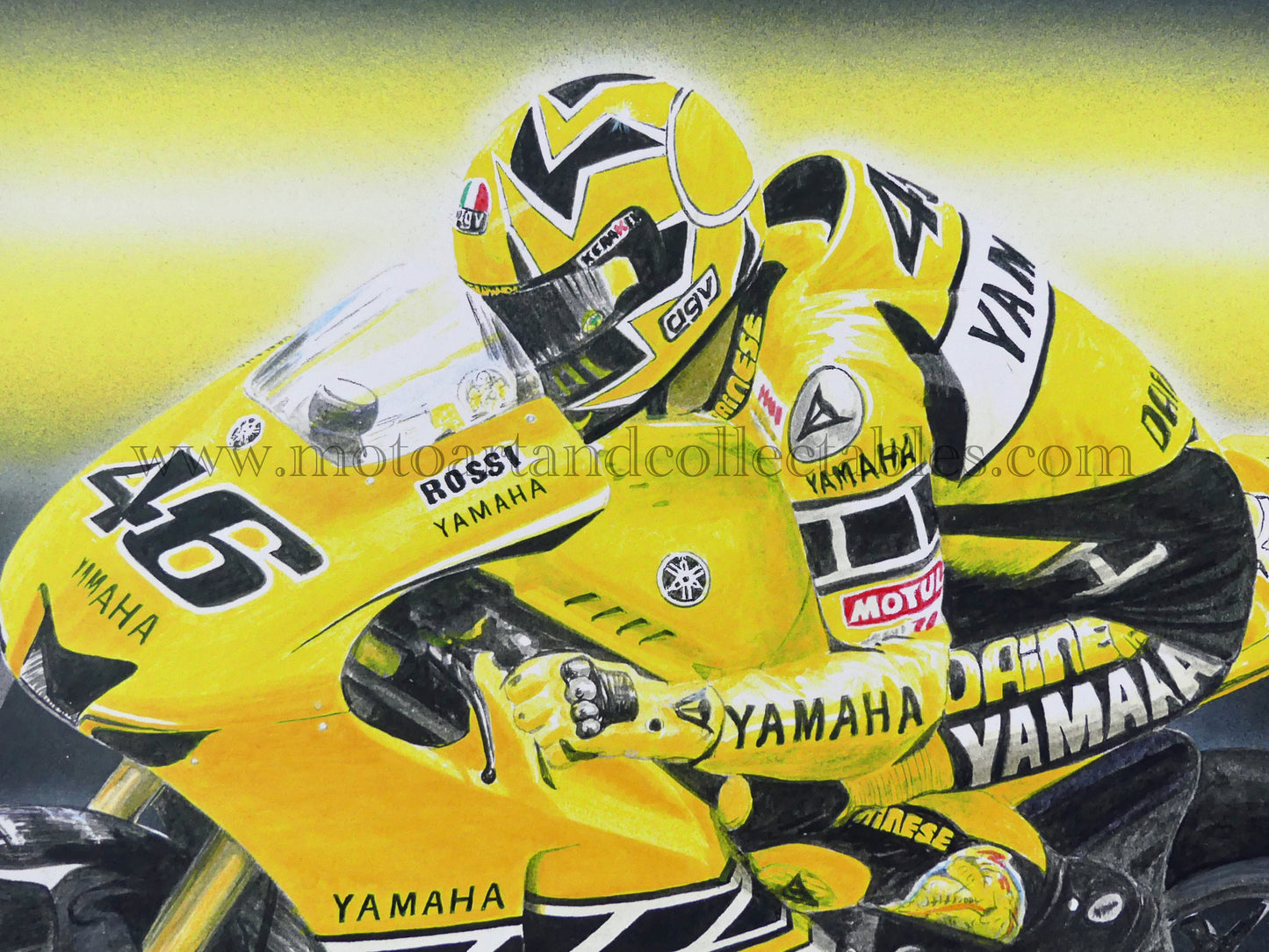 Valentino Rossi #46 Yamaha World Champion 2005 - by Diederick De Vries