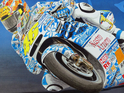 Valentino Rossi #46 Honda NSR500 Mugello 2001 - by Diederick De Vries