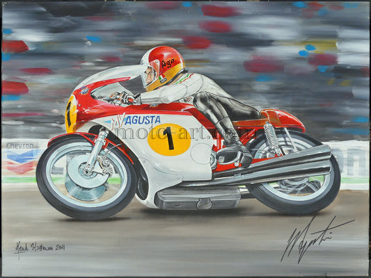 Giacomo Agostini by Henk Stadman