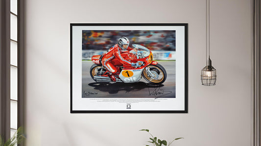 Phil Read on MV Agusta 500cc 4 cylinder 1974