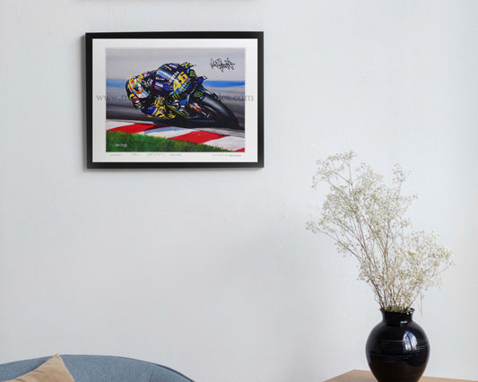 Valentino Rossi Yamaha MotoGP Racing Team 2019 - by Jeff Rush